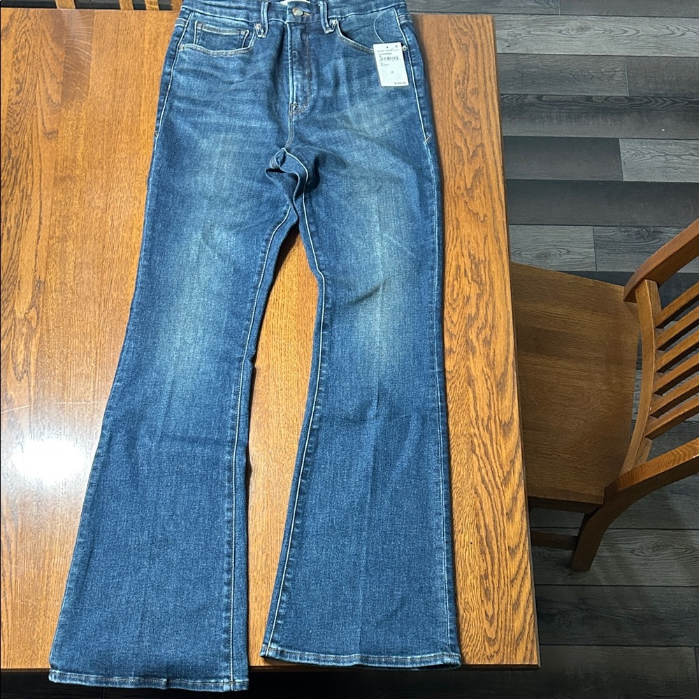 NWT Good American Good Classic Bootcut Jeans in Classic Blue Size 10 / 30